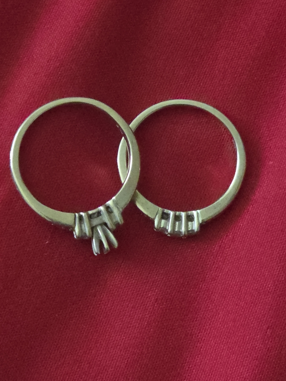 White Gold 14k Zales Bridal Wedding Set